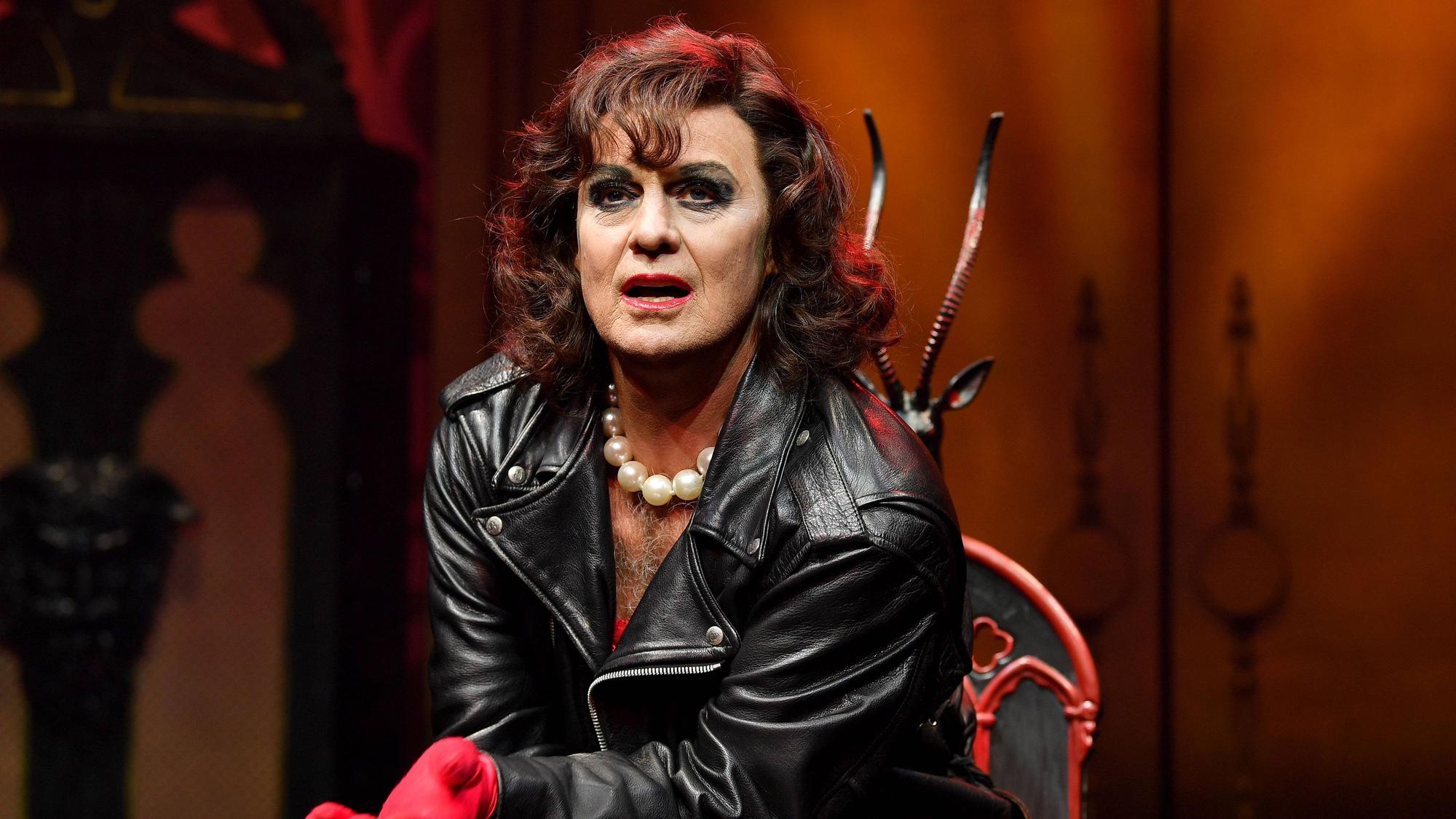 Jason Donovan als Frank’n’Furter im Musical „The Rocky Horror Show“.