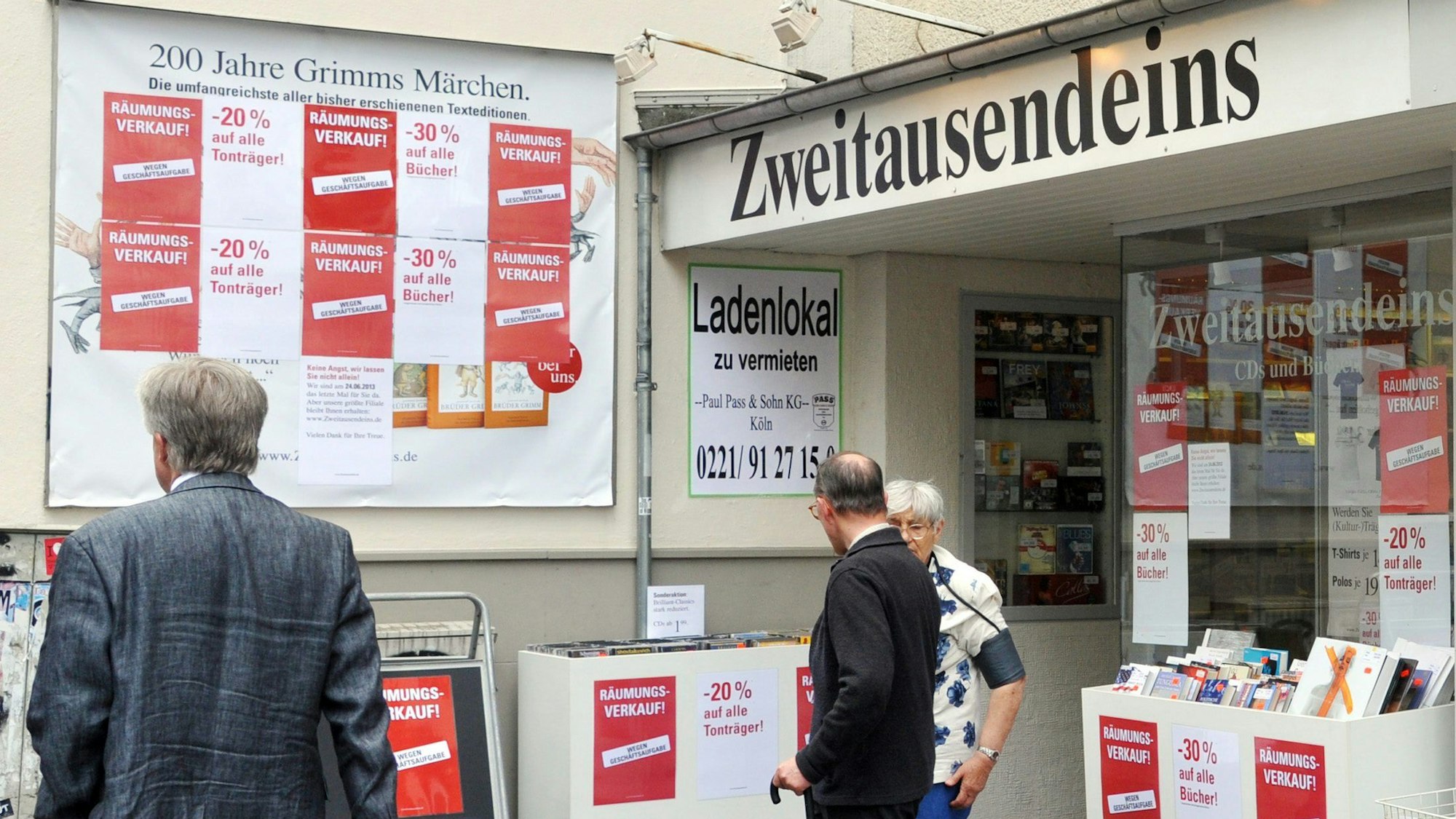 Zweitausendeins prägte Jahrzehnte die Ehrenstraße.