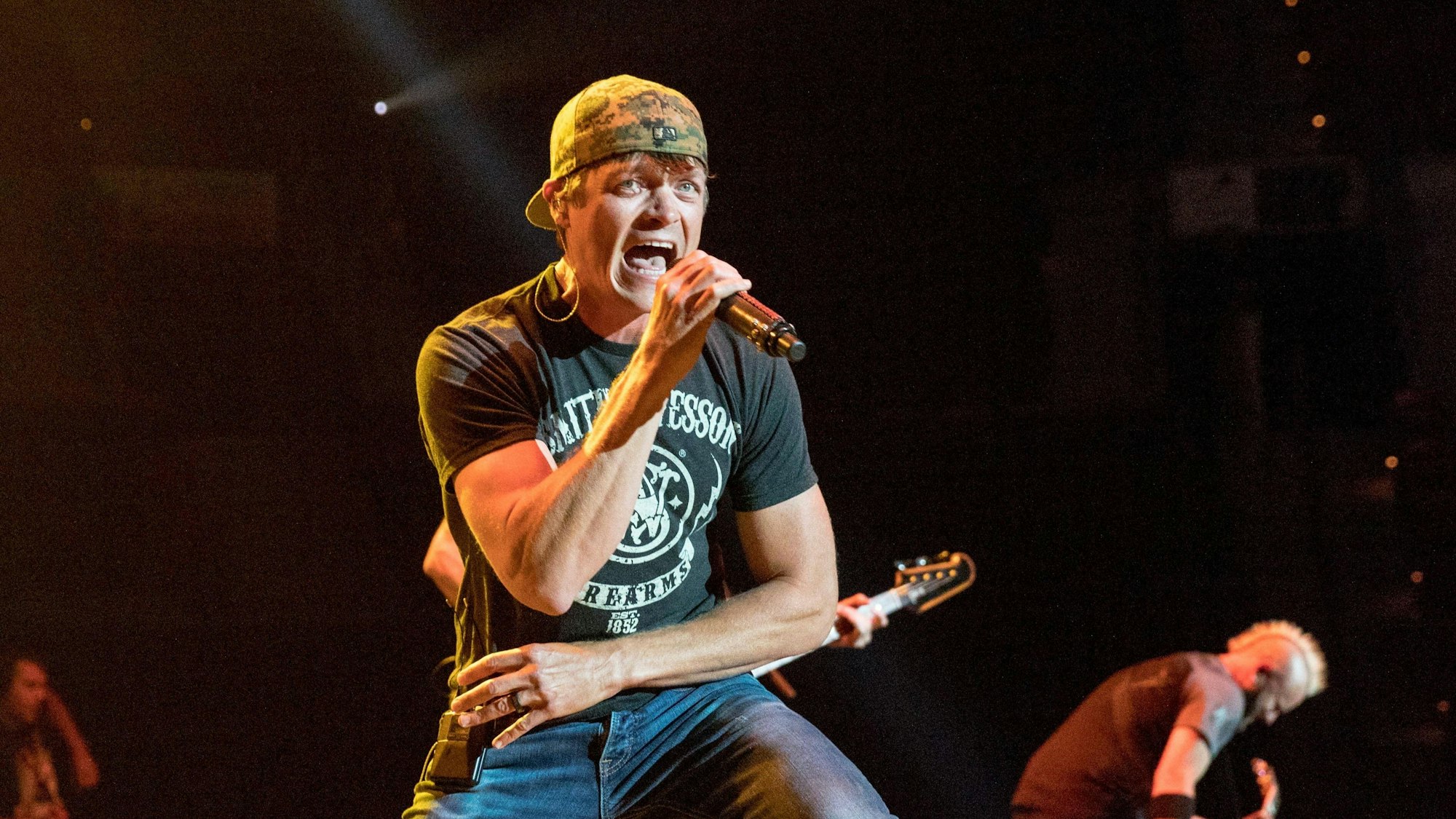 Brad Arnold bei einem Konzert seiner Band 3 Doors Down.