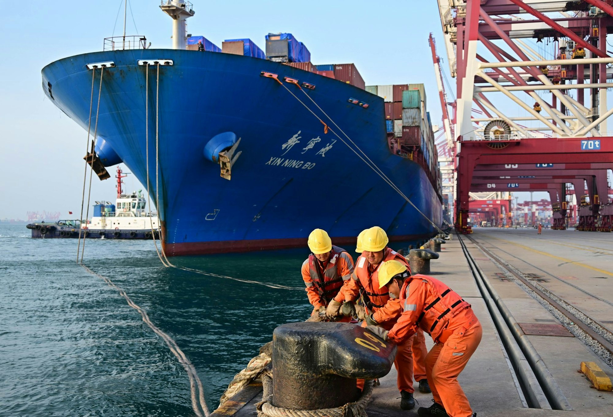 Die Container-Buchungen von China in die USA hatten zuletzt schon stark abgenommen. (Symbolbild)