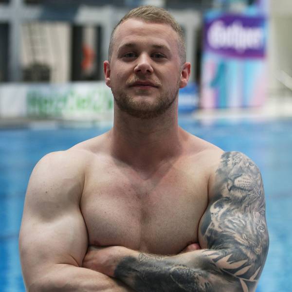 Felix van Deventer beim RTL-„Turmspringen“.