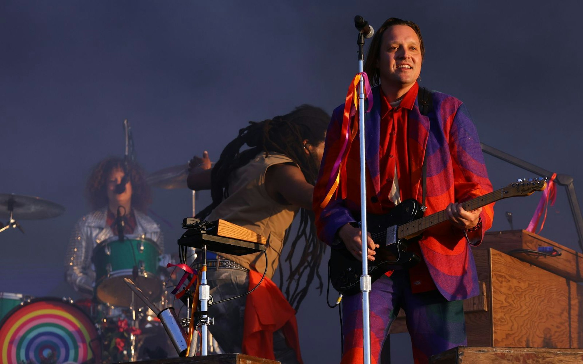 Arcade Fire sind wieder da: „Pink Elephant“ ist das erste Album der kanadischen Band, seit 2022 Missbrauchsvorwürfe gegen Frontmann Win Butler laut wurden. (Bild: 2024 Getty Images/Marcelo Hernandez)