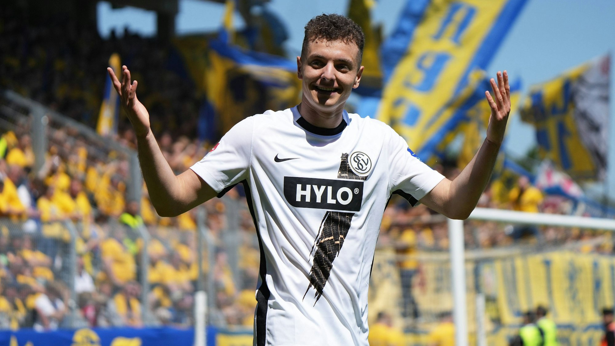 Lässt den 1. FC Köln mit seinem SV Elversberg noch einmal zittern: Torschütze Fisnik Asllani.