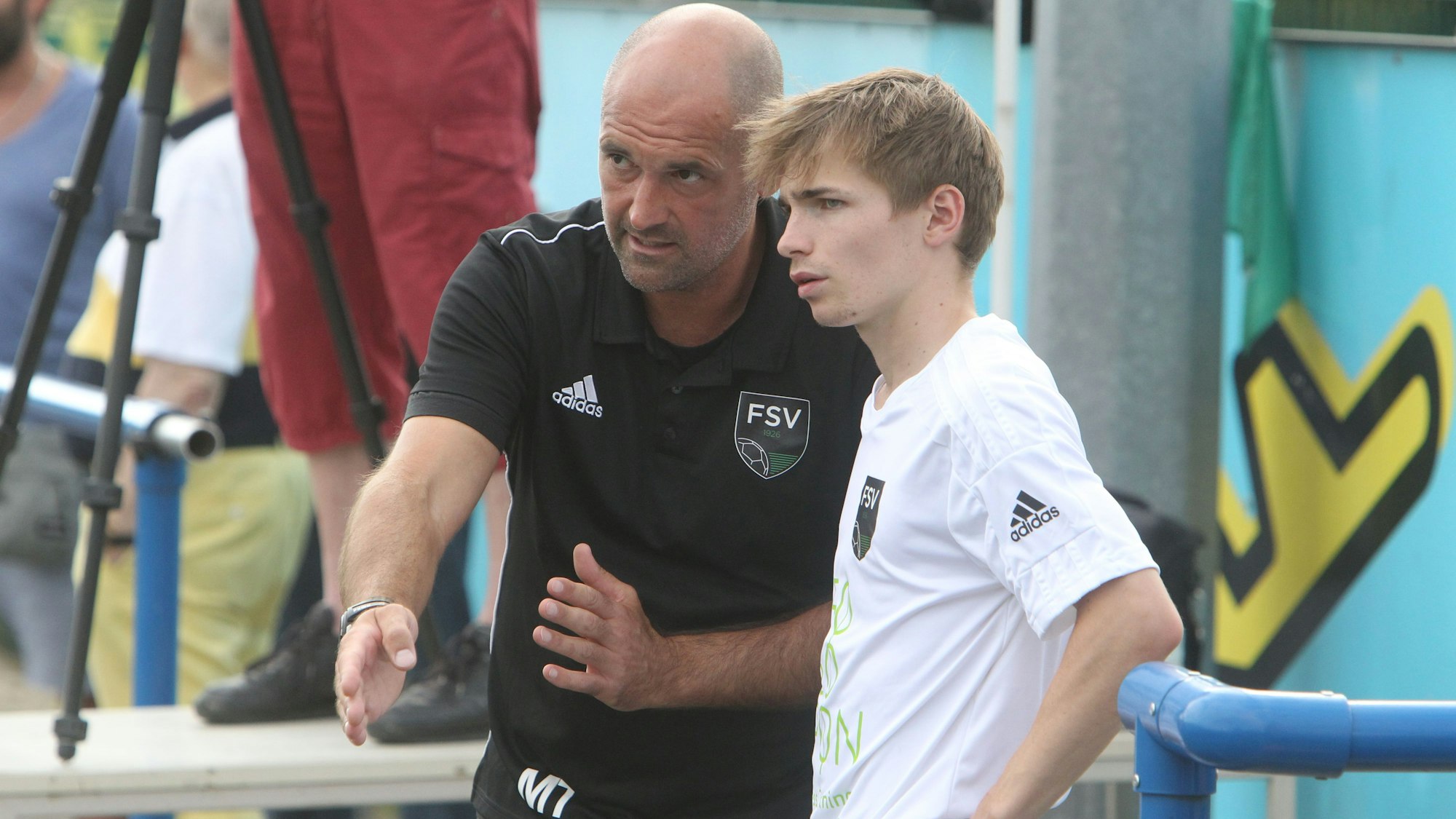 Wiedersehen macht Freude: FSV-Akteur Moritz Tel trifft am Sonntag auf seinen Ex-Trainer Michael Theuer.