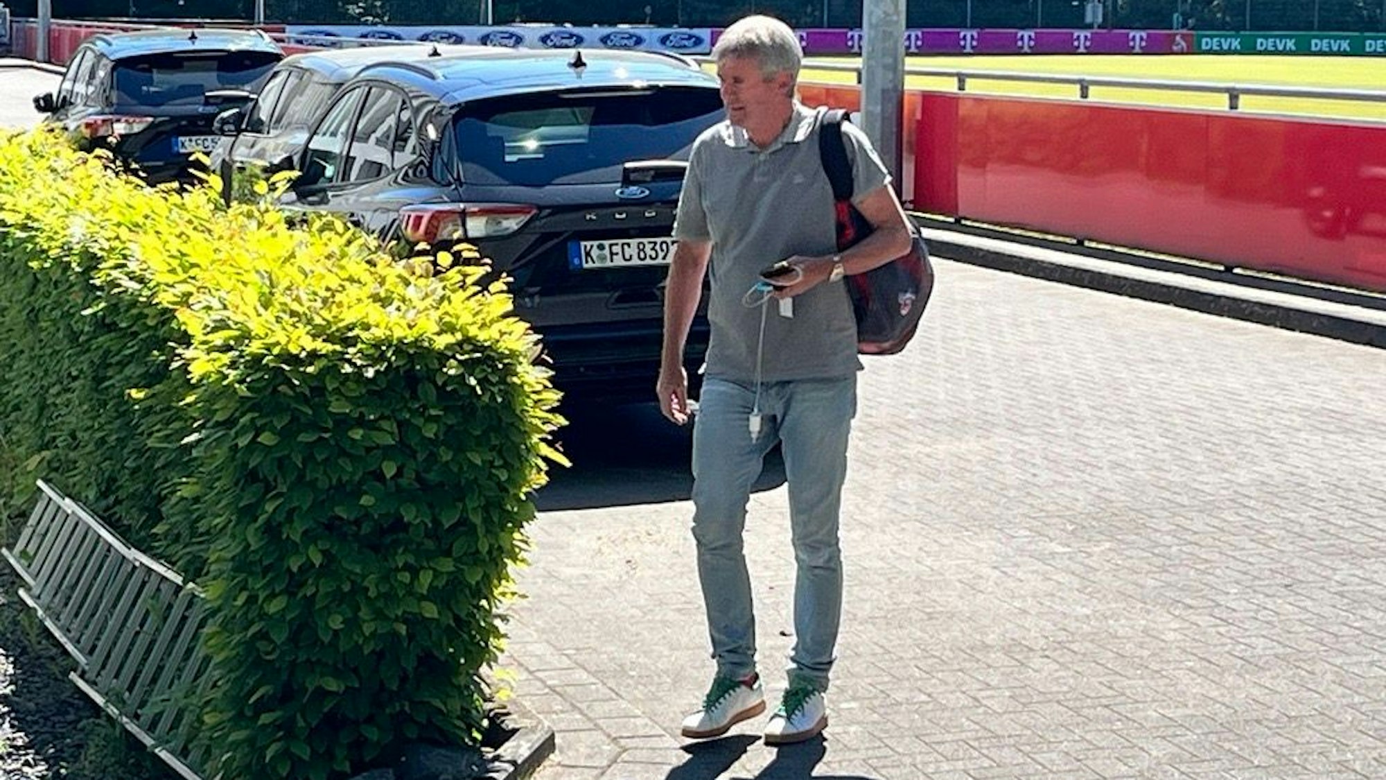 Friedhelm Funkel kommt am Samstag (10. Mai 2025) am Geißbockheim an.