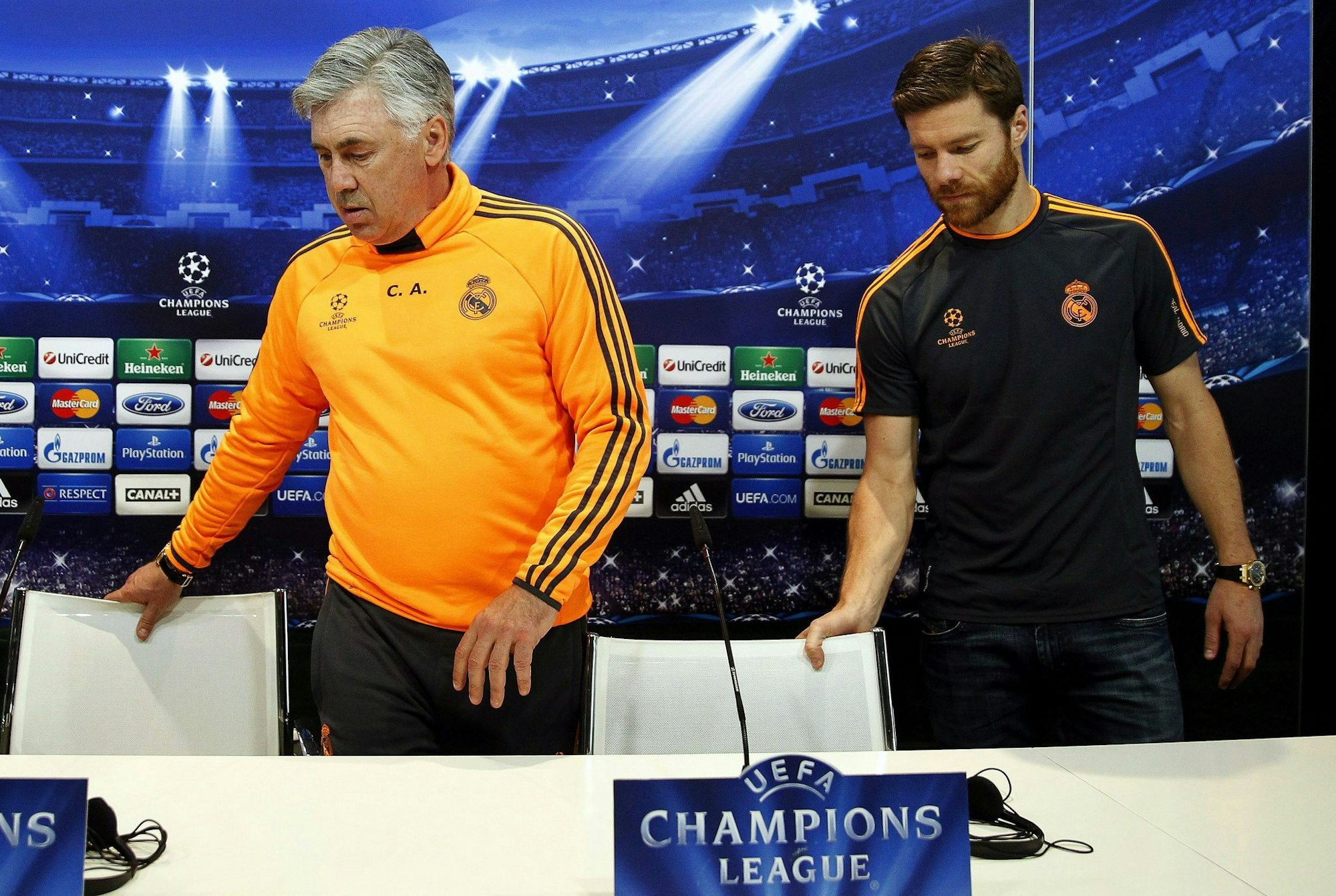 Reals Noch-Trainer Carlo Ancelotti kennt Xabi Alonso noch aus gemeinsamen Zeiten in der spanischen Hauptstadt.
