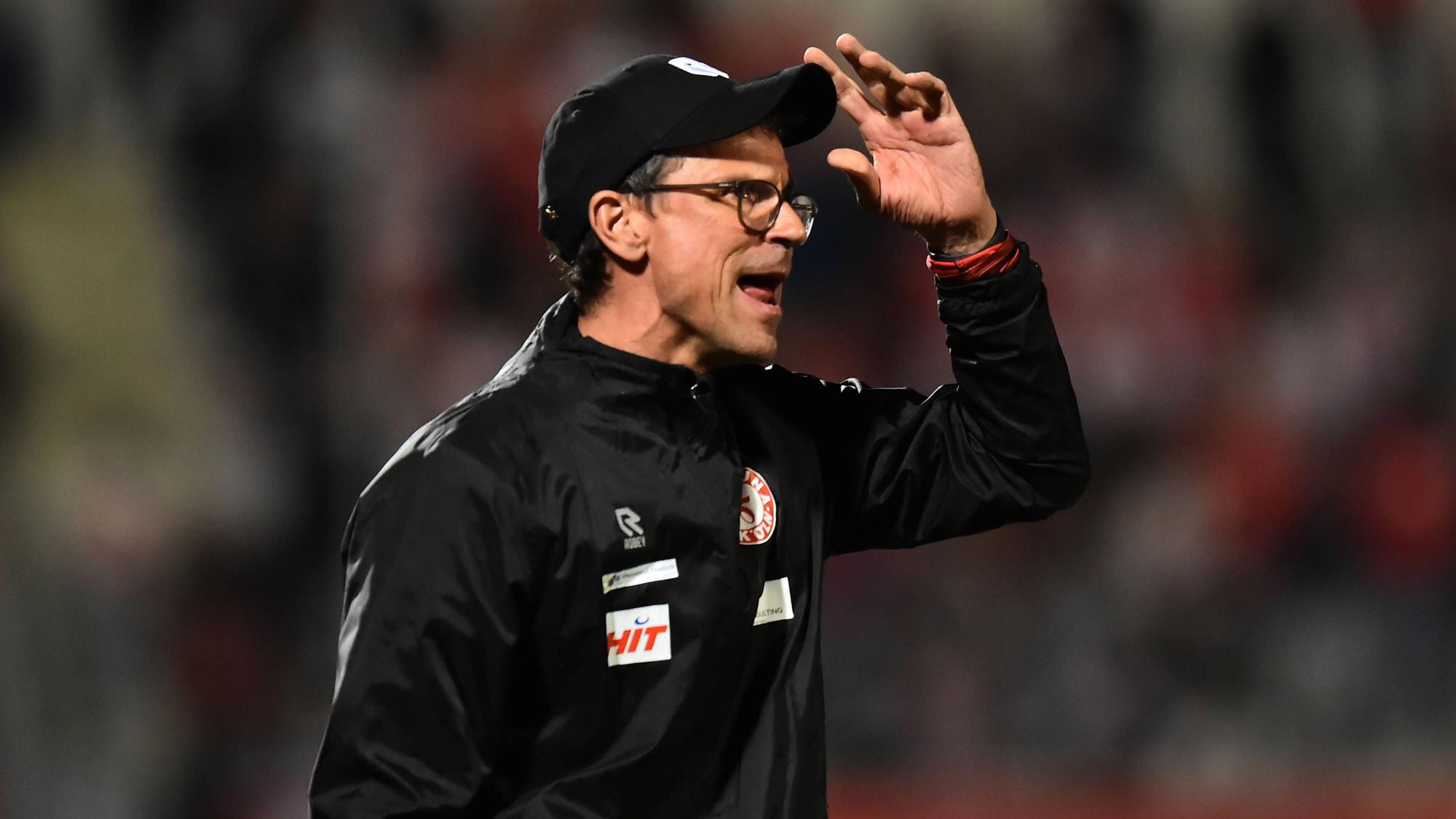 War trotz der Niederlage stolz auf seine junge Mannschaft: Trainer Matthias Mink