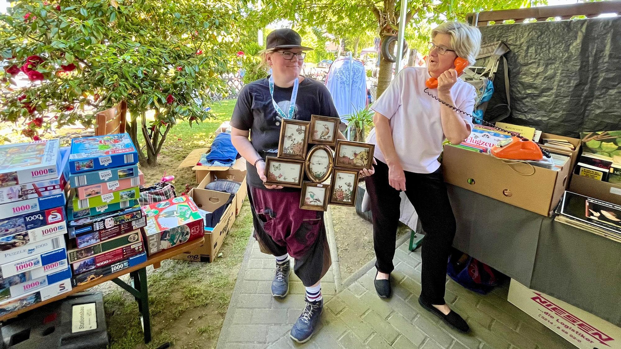 Über 70 Stände bot der Hofflohmarkt am Leimbacher Berg im Jahr 2025.
