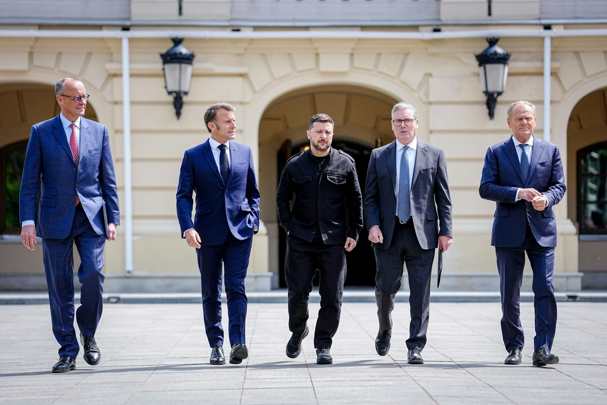 Die Ukraine und ihre wichtigsten europäischen Verbündeten machten bei ihrem groß inszenierten Treffen in Kiew eine klare Ansage an Moskau.