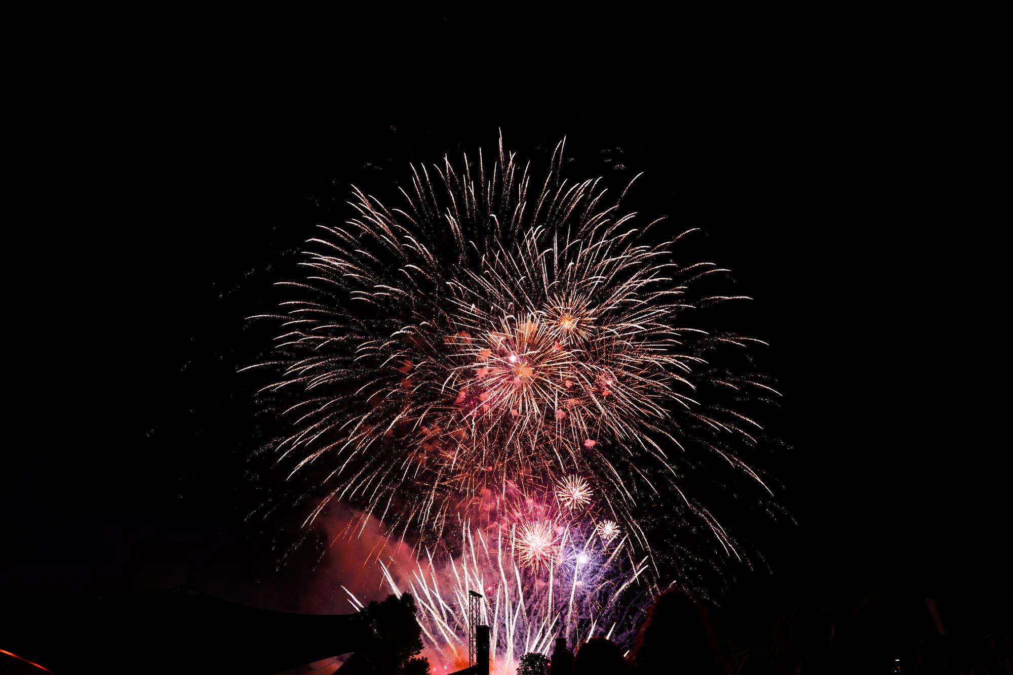 Zum Abschluss gab es ein Feuerwerk