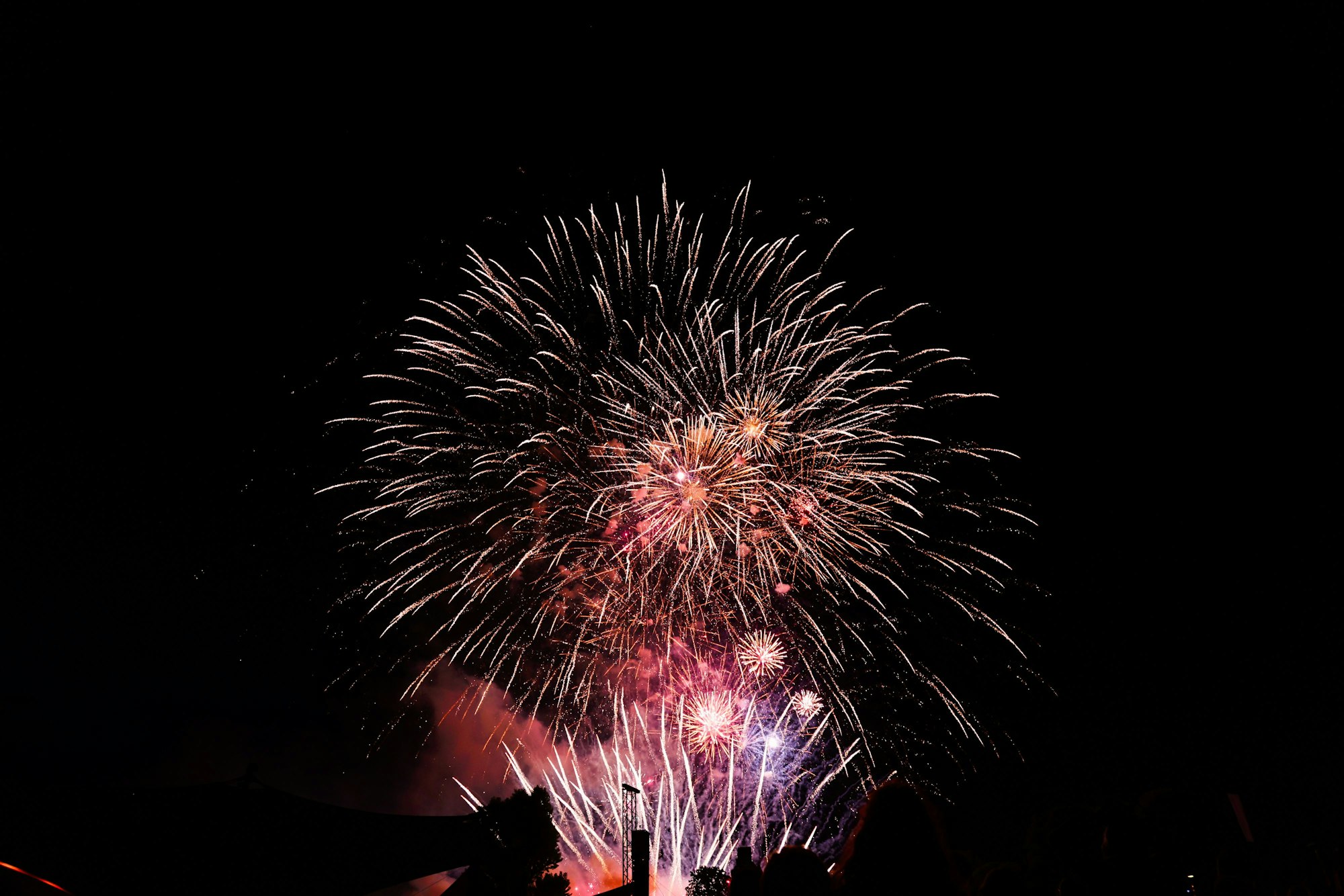 Zum Abschluss gab es ein Feuerwerk