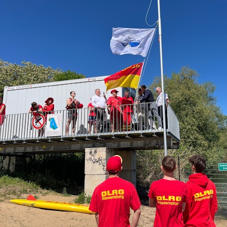 Die DLRG Bezirk Rhein-Sieg hat am Samstag, 10. Mai, die Wachsaison 2025 am Rotter See begonnen.
