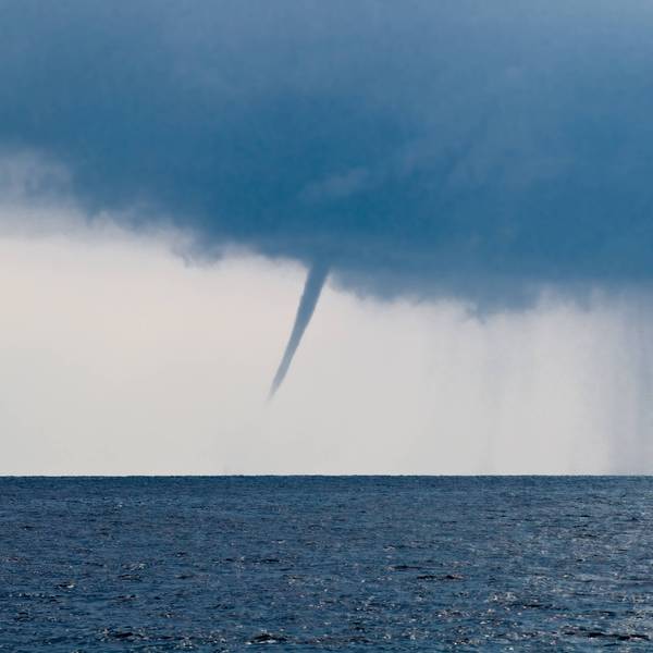 Ein Tornado vor der Küste von Mallorca 2007.