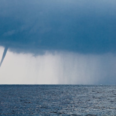 Ein Tornado vor der Küste von Mallorca 2007.