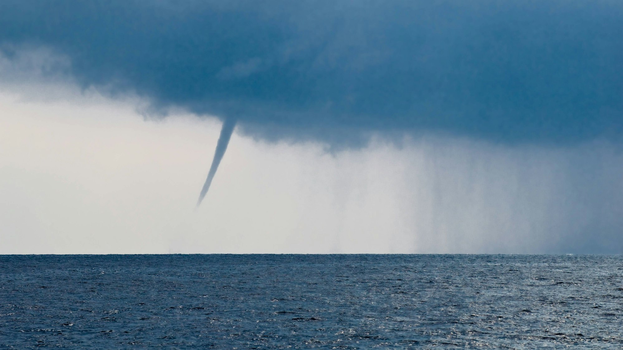 Ein Tornado vor der Küste von Mallorca 2007.