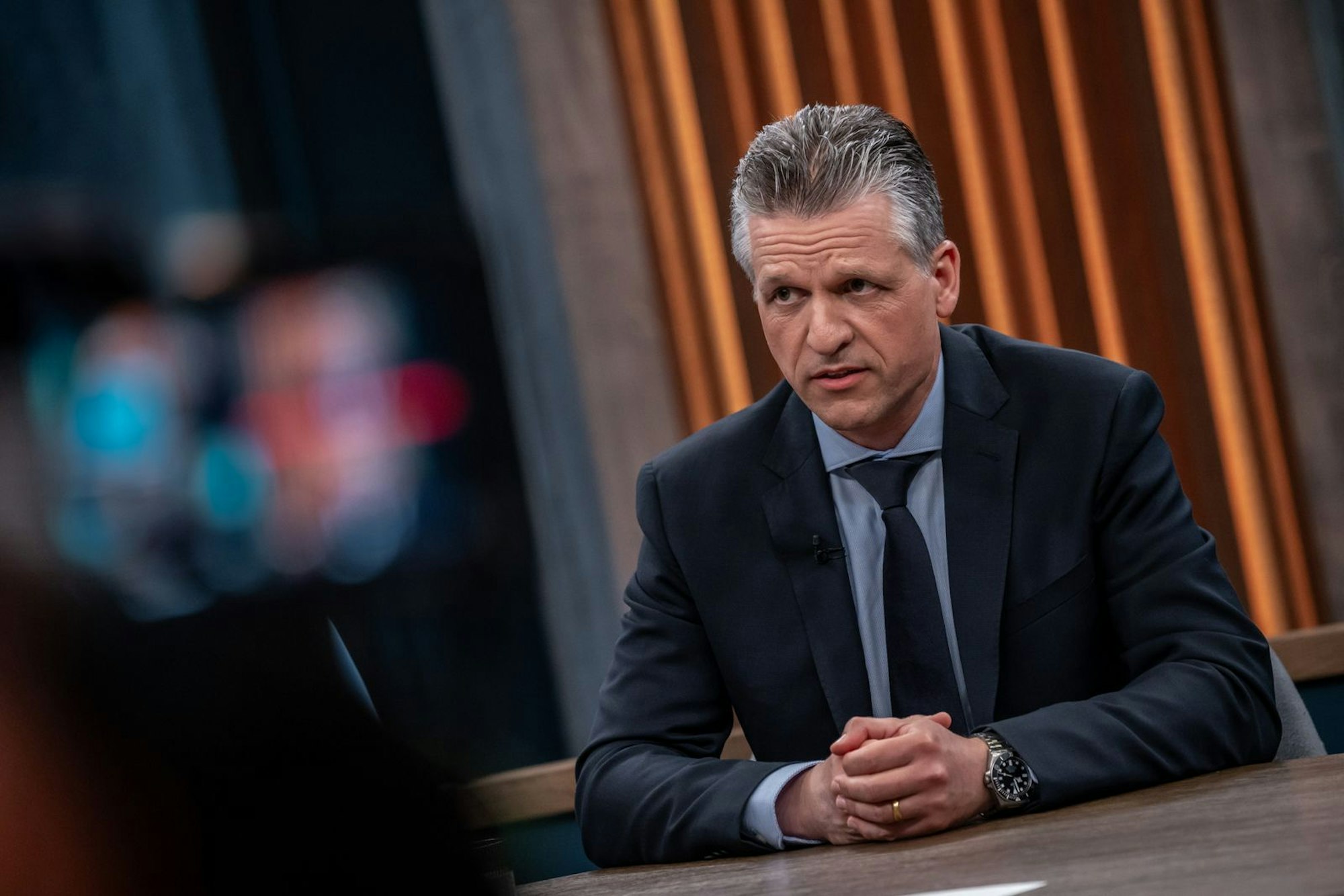 Thorsten Frei wertete die erste Woche unter Bundeskanzler Friedrich Merz überwiegend positiv. (Bild: ARD/Thomas Ernst)