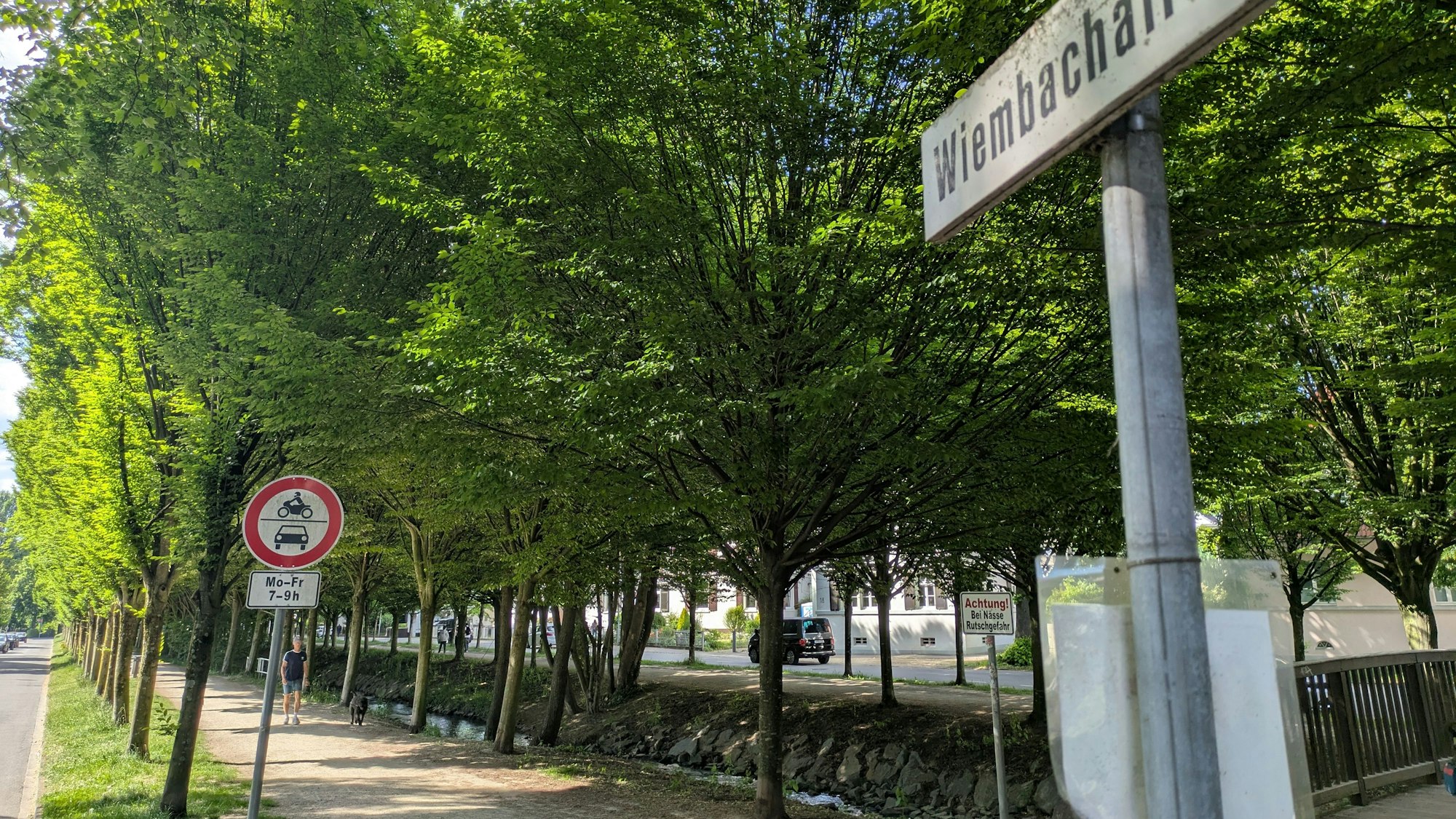 Die Wiembachallee in Opladen