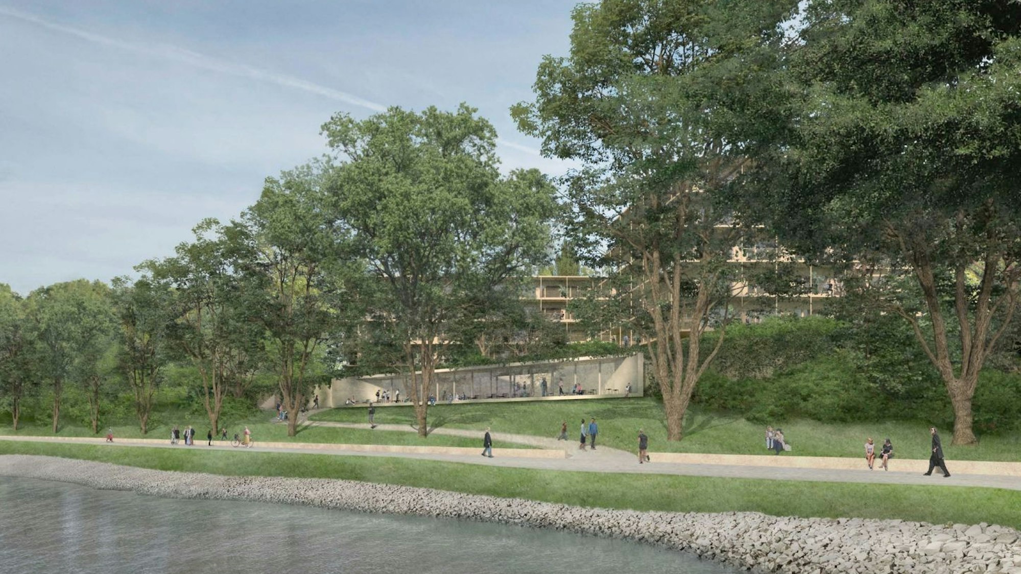 Visualisierung des Bauprojektes an der Hohe Straße in Porz-Ensen