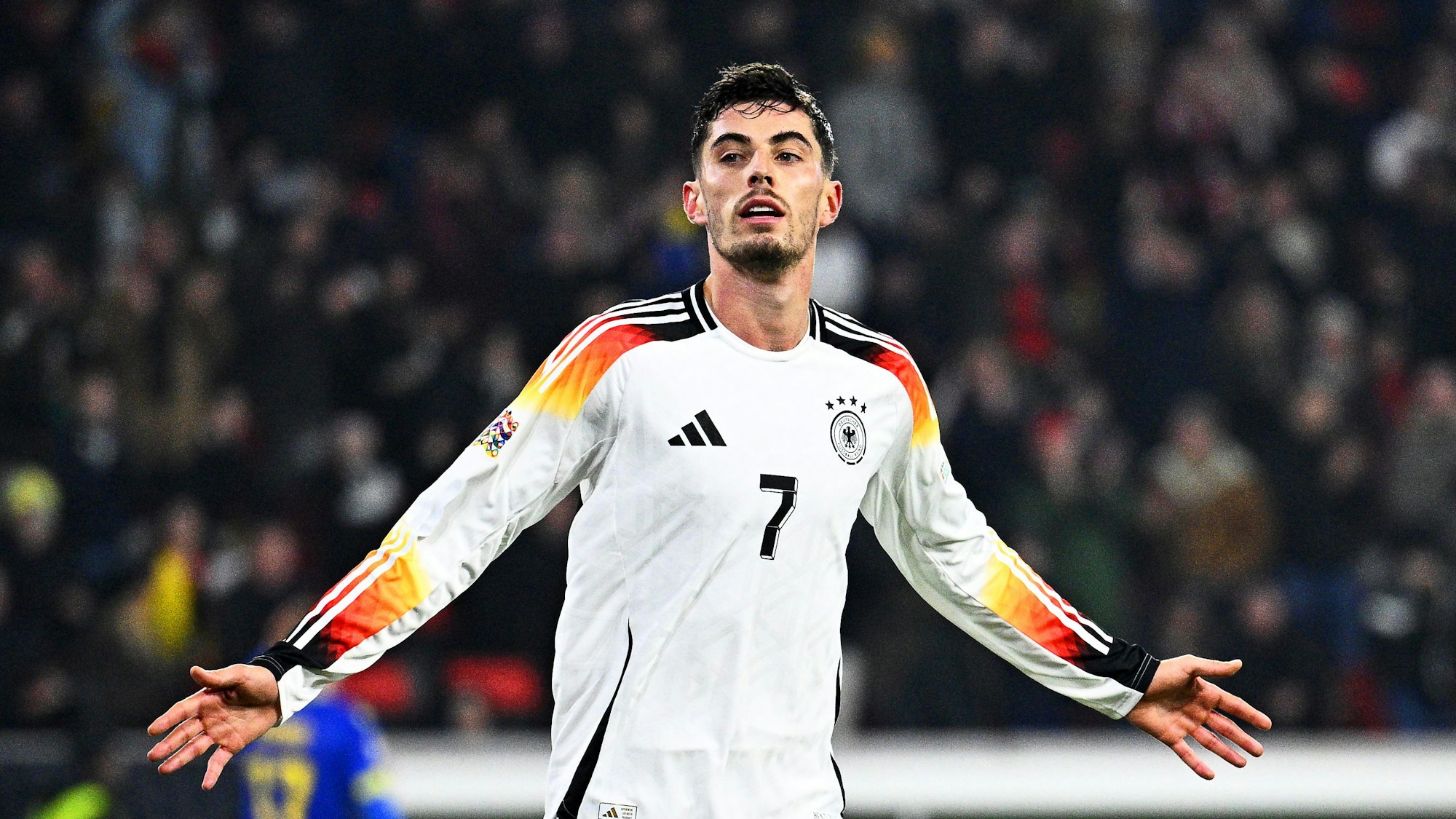 Deutschlands Kai Havertz jubelt über einen Treffer.