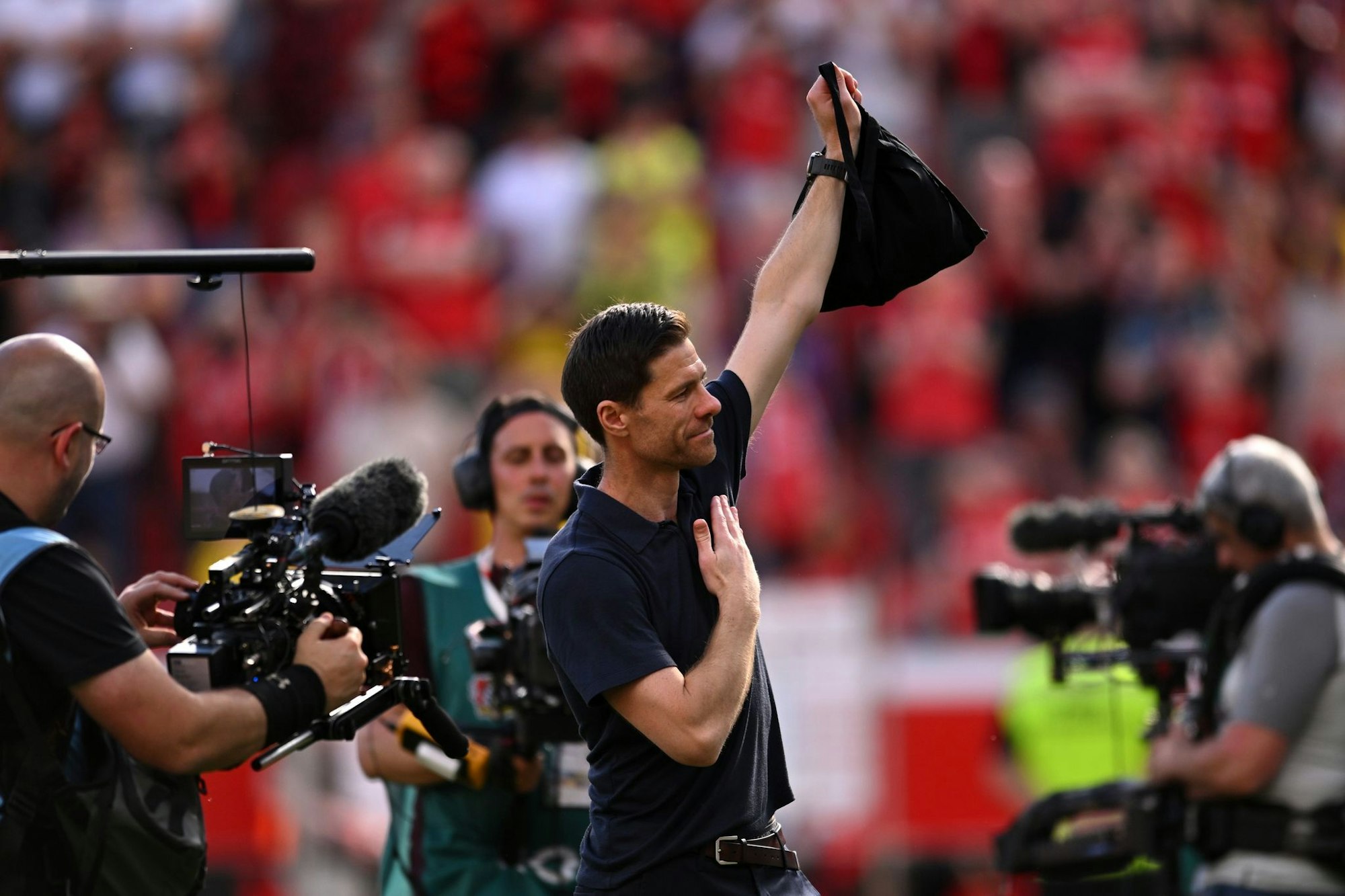 Alonso beim letzten Bayer-Heimspiel.