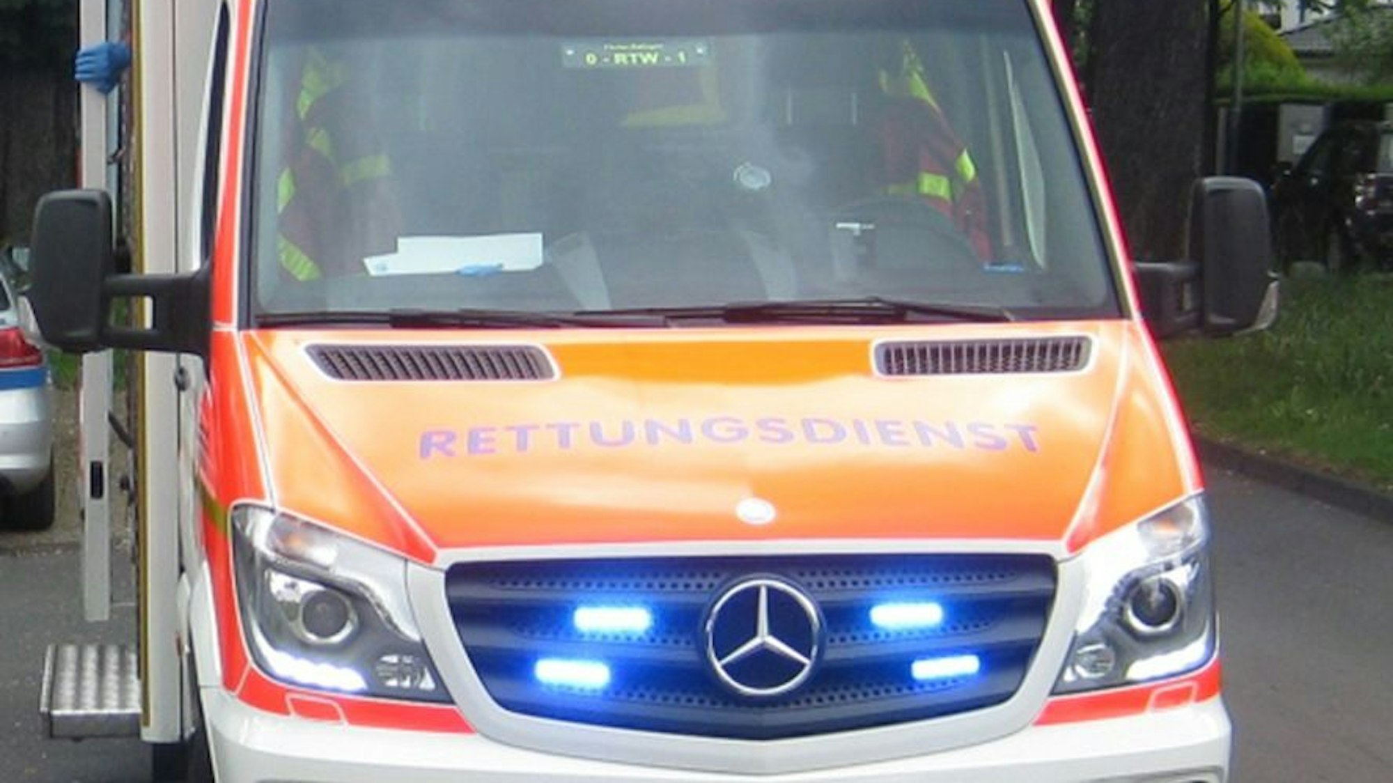 Rettungswagen im Einsatz