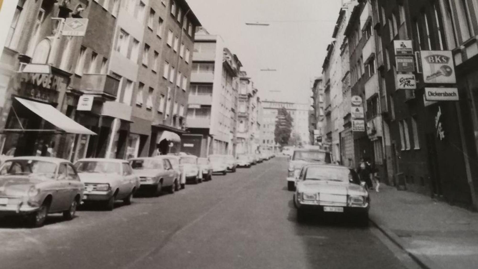 Historische Aufnahme der Kyffhäuser Straße