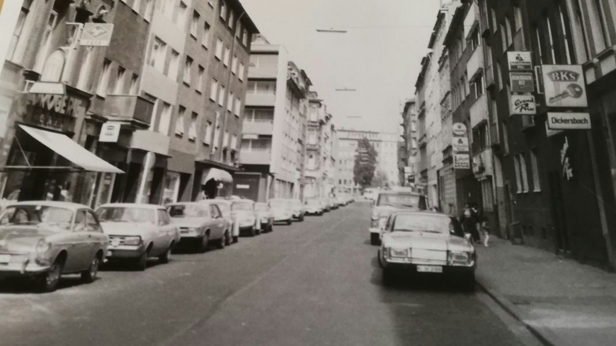 Historische Aufnahme der Kyffhäuser Straße
