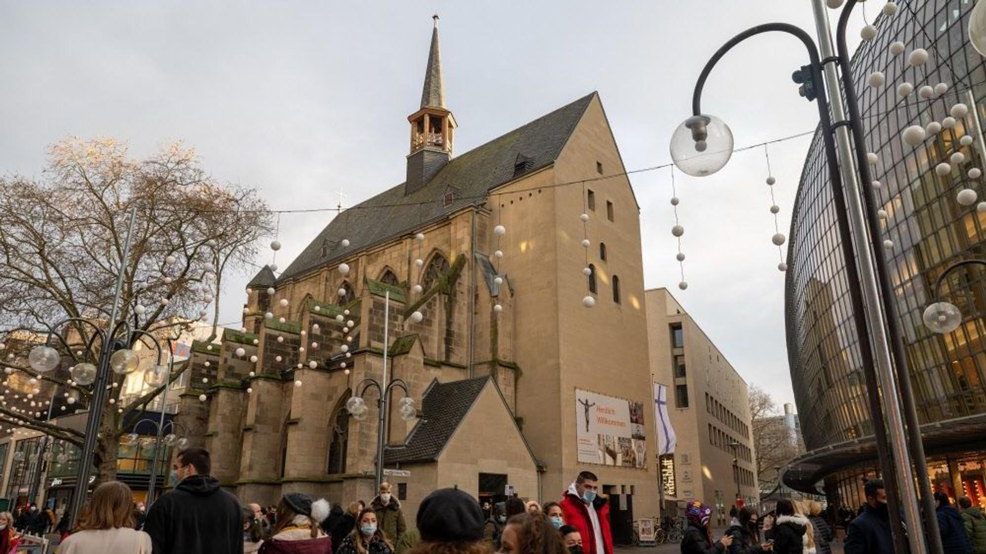 Die Antoniterkirche in der Innenstadt.