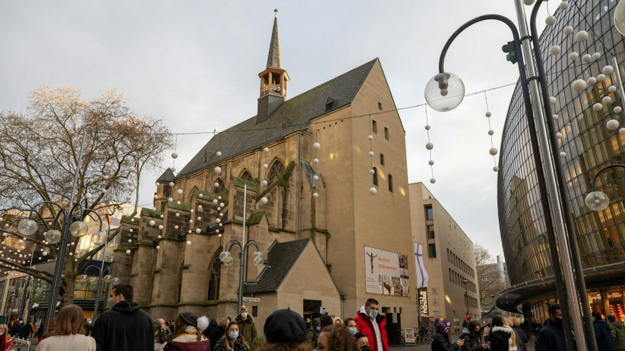 Die Antoniterkirche in der Innenstadt.
