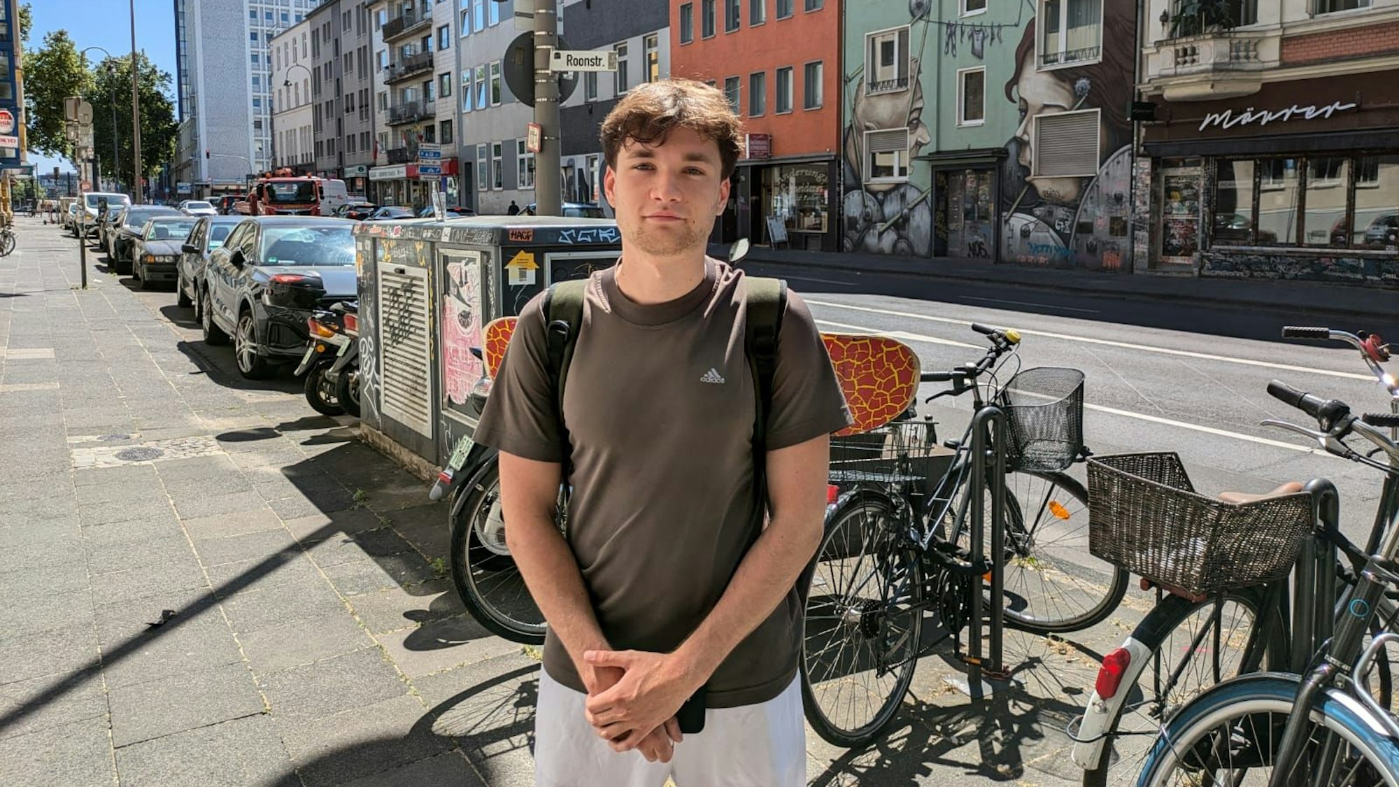 Anwohner Kolja Küch sieht die Situation entspannt.