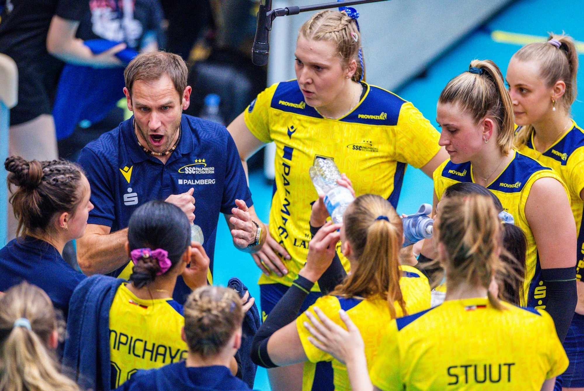 Vom Meisterkader der Schweriner Volleyballerinnen wird in der nächsten Saison nicht mehr viel übrig sein.