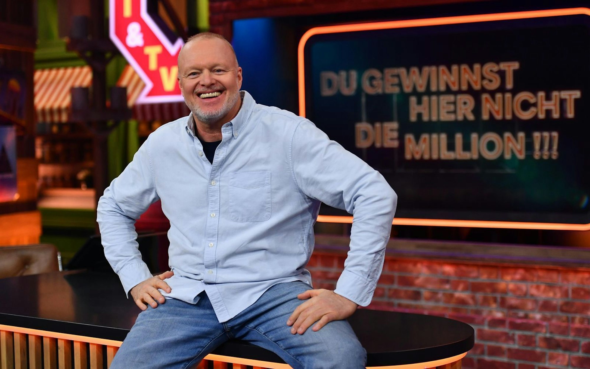 Stefan Raabs Comeback-Show „Du gewinnst hier nicht die Million“ kam bei den RTL-Zuschauern nicht an. (Bild: RTL / Raab Entertainment /Julia Feldhagen )