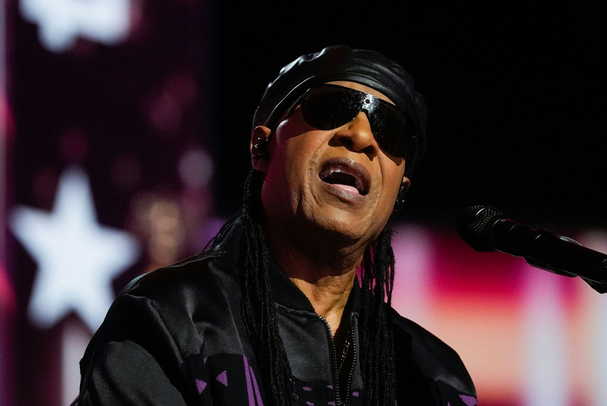 Noch immer auf der Bühne: Stevie Wonder