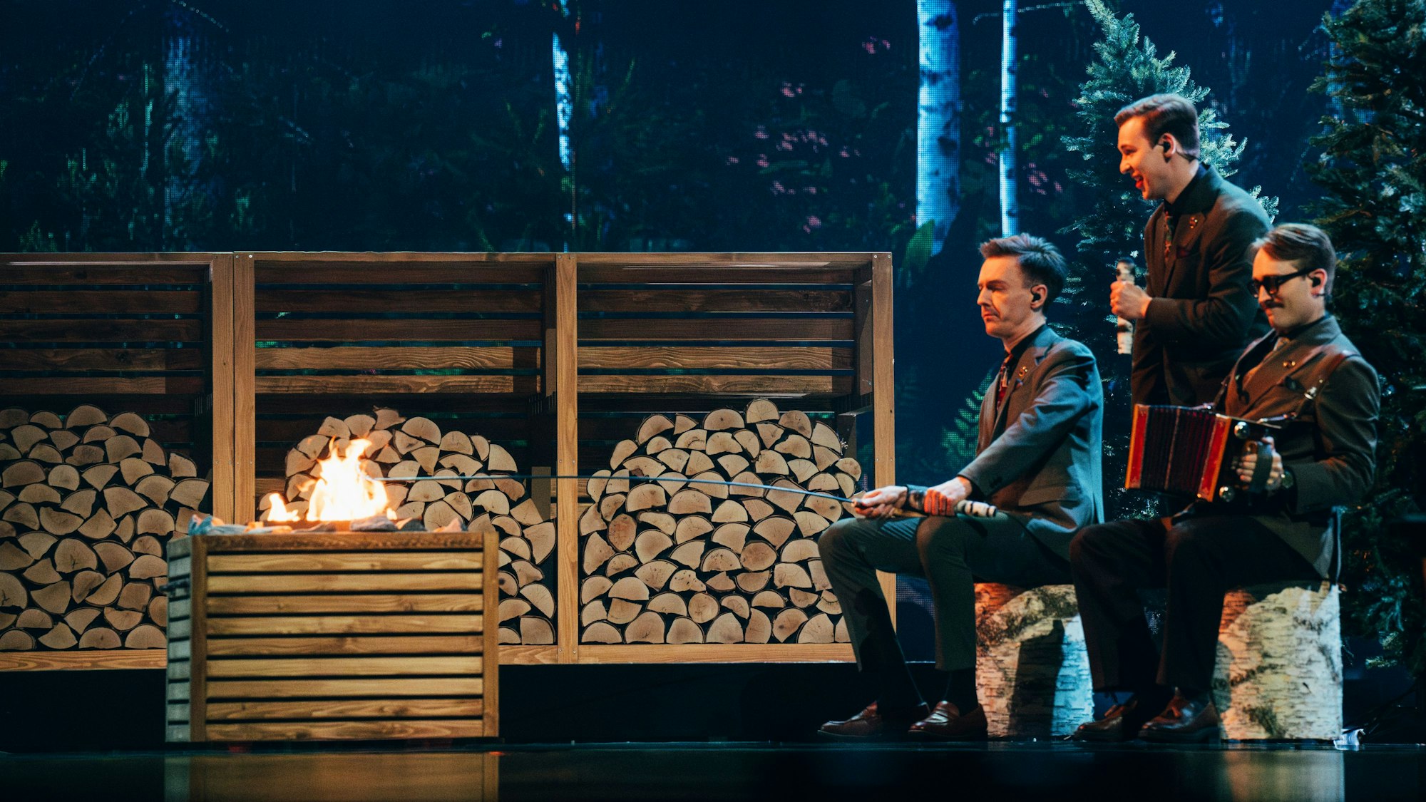 KAJ probt „Bara bada bastu“ in der St. Jakobshalle.