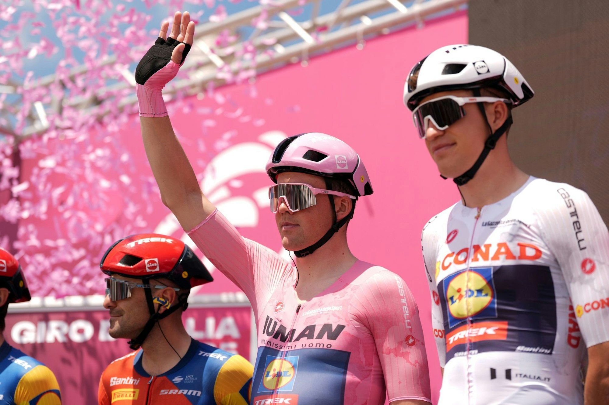 Mads Pedersen präsentiert sich beim Giro d'Italia in starker Form.