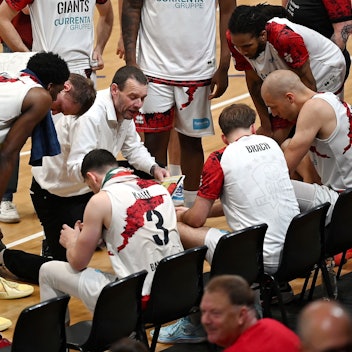 10.05.2025, Basketball-Bayer Giants-Lok Bernau
TR: Michael Koch (Bayer)
Foto: Uli Herhaus