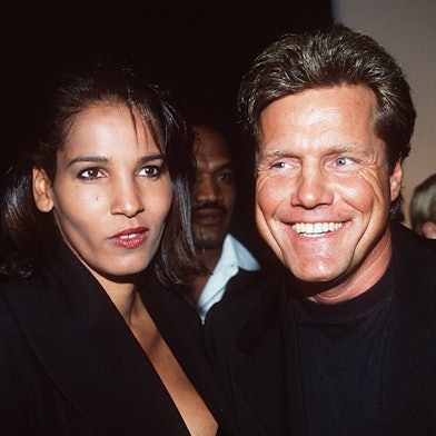 Dieter Bohlen und seine damalige Partnerin Nadja Abd el Farrag bei einer Veranstaltung.