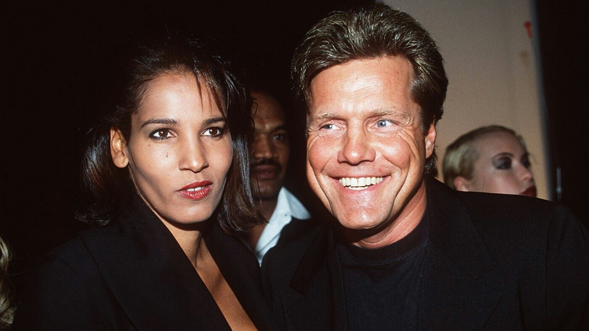 Dieter Bohlen und seine damalige Partnerin Nadja Abd el Farrag bei einer Veranstaltung.