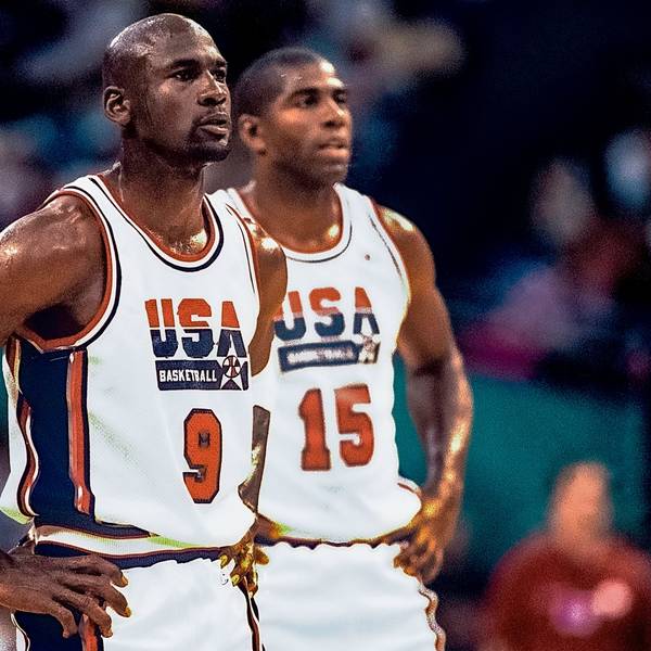 Zusammen mit Magic Johnson gehörte Michael Jordan zum Dreamteam
