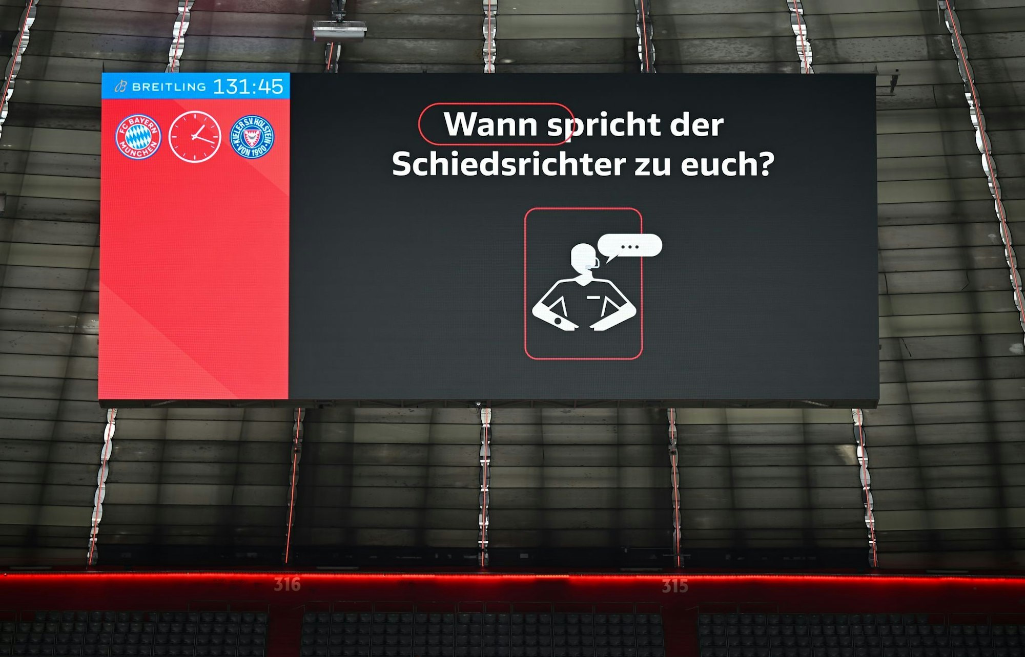 Schiedsrichter-Durchsagen in ausgewählten Stadien sind ein Pilotprojekt in der laufenden Saison.