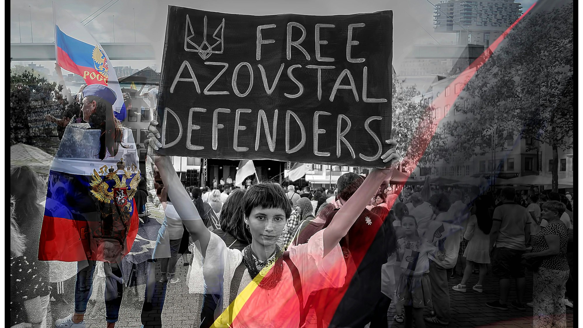 Die Exponate der Künstler sollen die Realität zeigen.