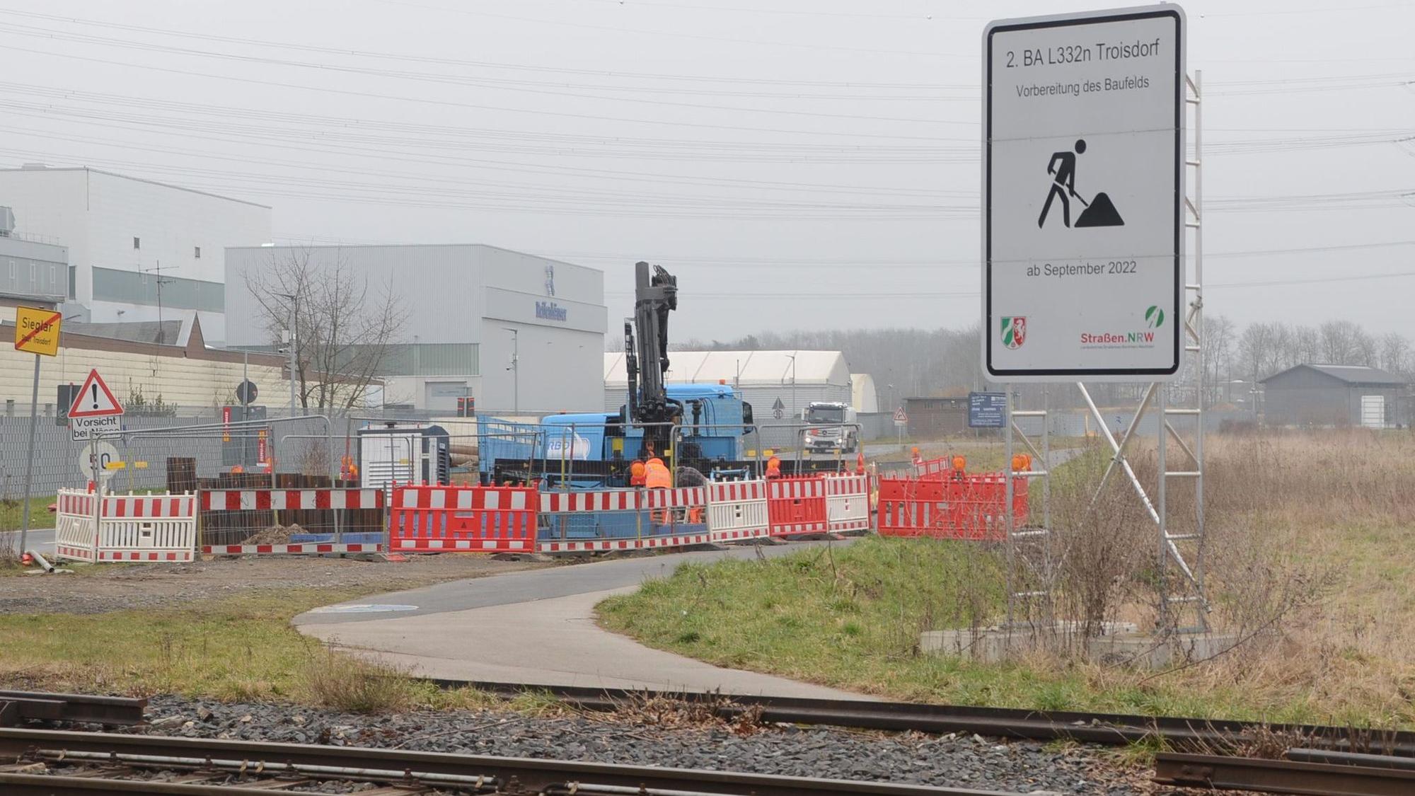 Aufwendigstes Bauwerk wird der Knoten Spicher Straße sein, die Spicher Straße wird wohl bis zum Ende aller Arbeiten gesperrt bleiben.