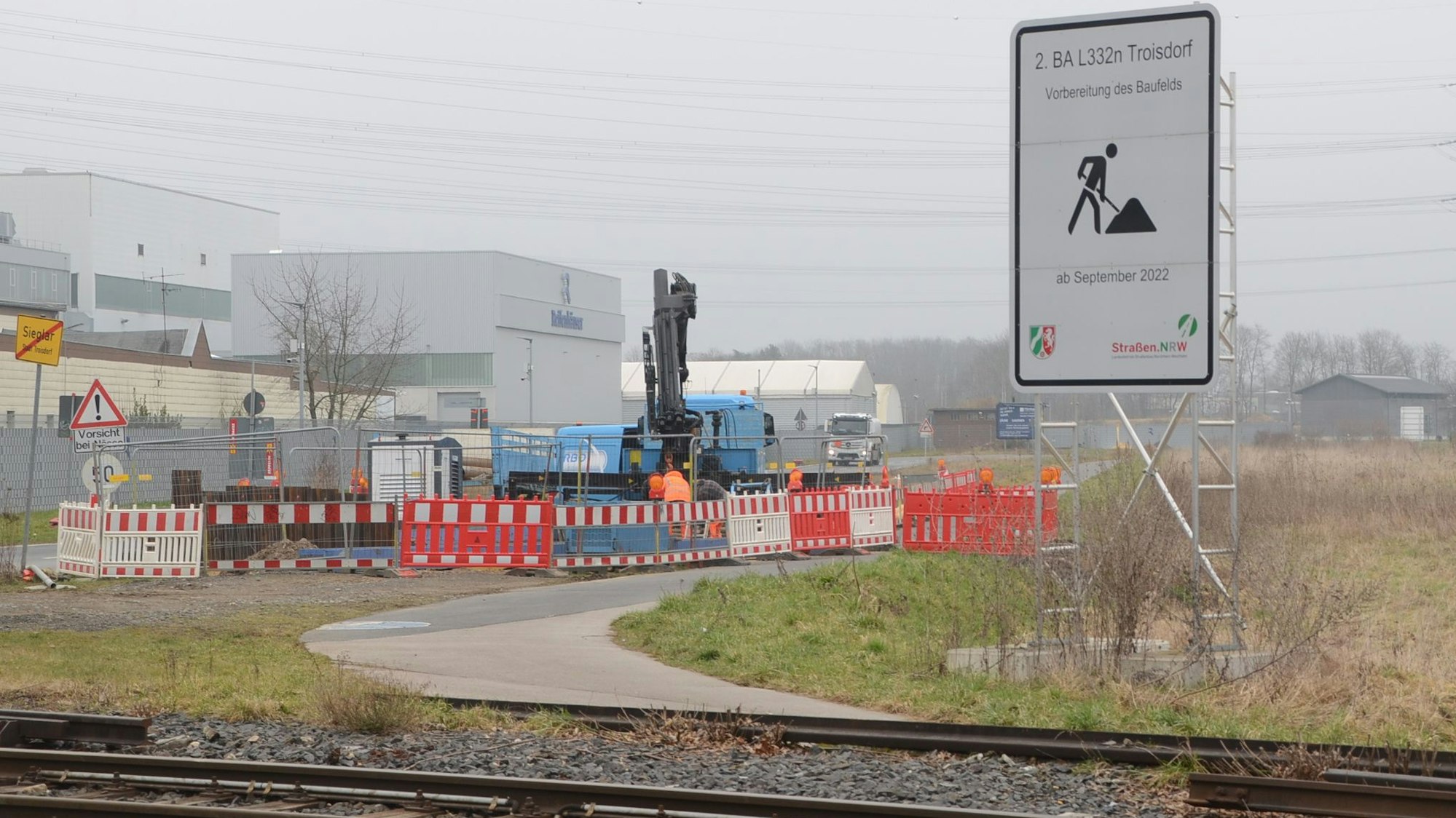 Aufwendigstes Bauwerk wird der Knoten Spicher Straße sein, die Spicher Straße wird wohl bis zum Ende aller Arbeiten gesperrt bleiben.