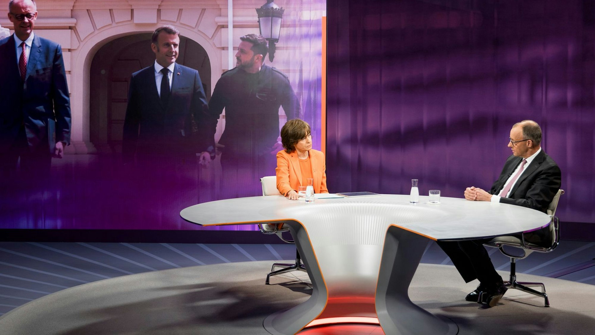 Friedrich Merz war am Donnerstagabend bei Maybrit Illner zu Gast.