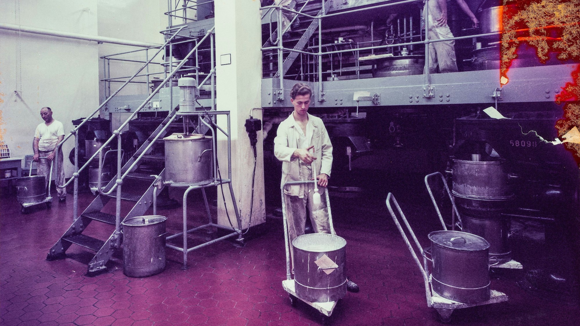 Foto der „Barytküche“, 1956