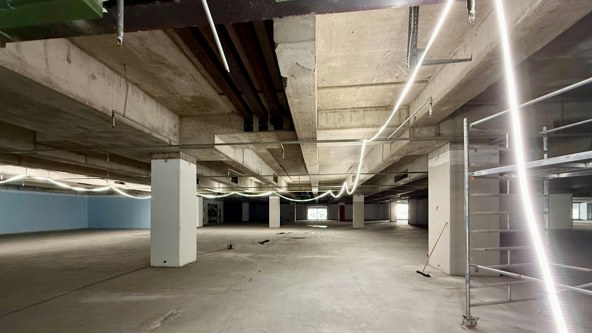 Erste Etage des früheren Kaufhof