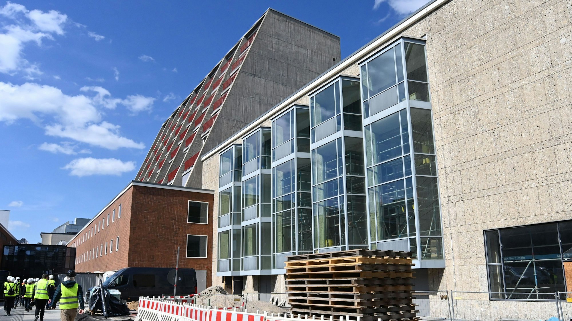 Die Baustelle im April 2025.