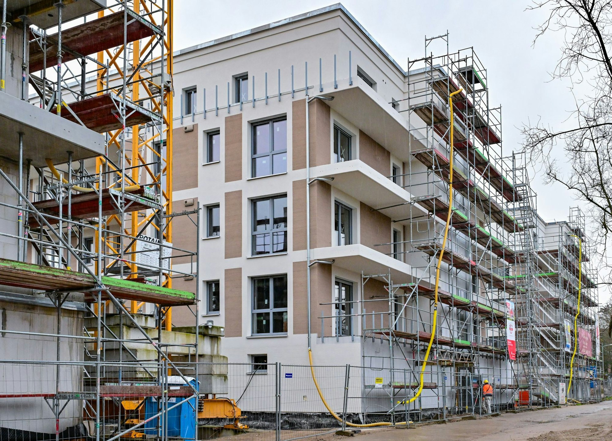 Hohe Kosten und Zinsen belasten Neubauprojekte.