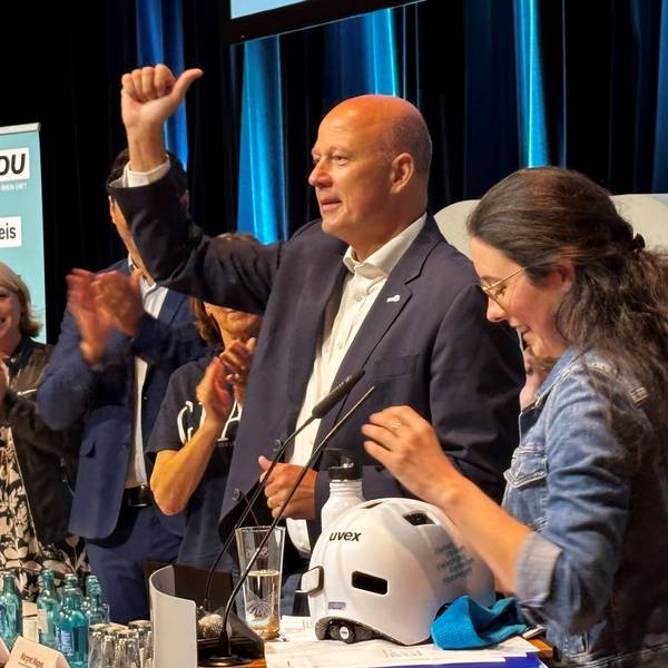 Frank Rock ist zum Landratskandidaten der CDU Rhein-Erft für die Kommunalwahl gewählt worden.