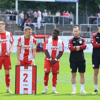 Fortuna Kölns Dominik Ernst gab seinen Abschied bekannt